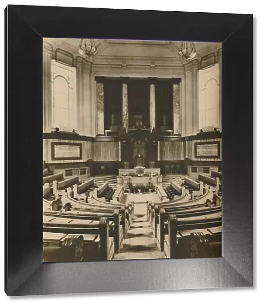 Splendid Hall for the Deliberations of the Members of the London County Council, c1935