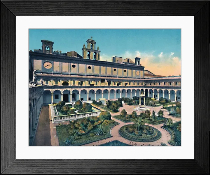 Framed Print : Napoli - Chiosco Di S. Martino, c1900. Creator: Unknown Framed Print : Napoli - Chiosco Di S. Martino, c1900. Creator: Unknown