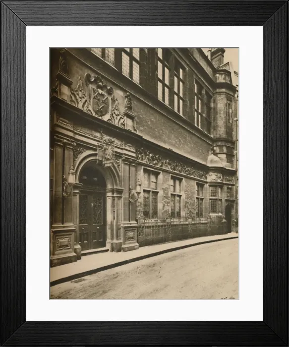 Framed Print : Modern Cutlers Hall in Warwick Lane Off Newgate Street, c1935. Creator: Unknown Framed Print : Modern Cutlers Hall in Warwick Lane Off Newgate Street, c1935. Creator: Unknown