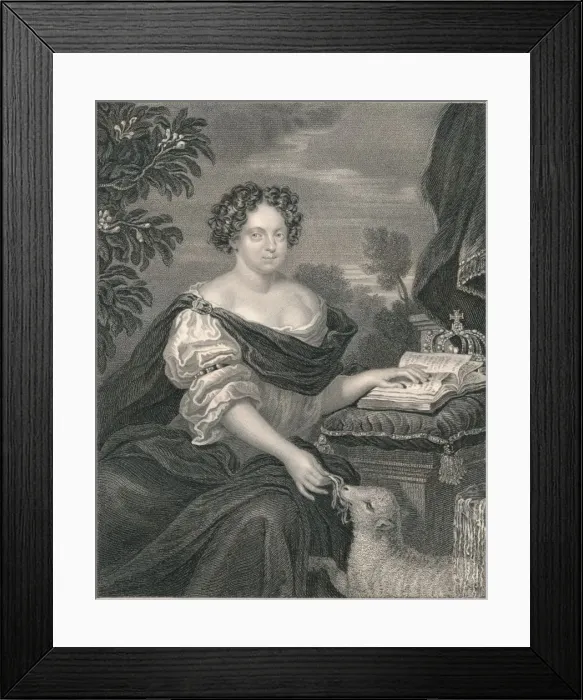 Framed Print : Catherine of Braganza. Queen of Charles the Second, (c1826). Creator: Samuel Freeman Framed Print : Catherine of Braganza. Queen of Charles the Second, (c1826). Creator: Samuel Freeman