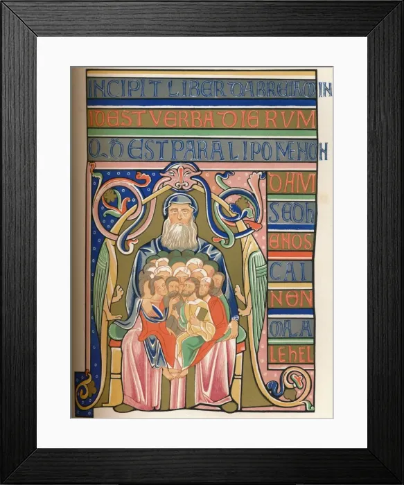 Framed Print : Abraham, c1100, (1849). Creator: Walter Framed Print : Abraham, c1100, (1849). Creator: Walter