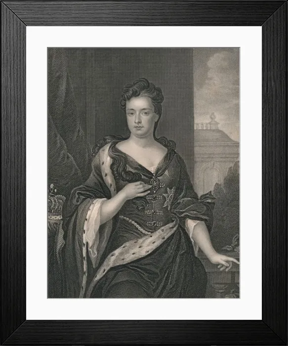 Framed Print : Queen Anne, (mid 19th century). Creator: John Cochran Framed Print : Queen Anne, (mid 19th century). Creator: John Cochran