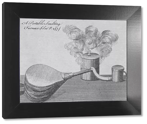 A Portable Smelting Furnace, 1761. Creator: Unknown
