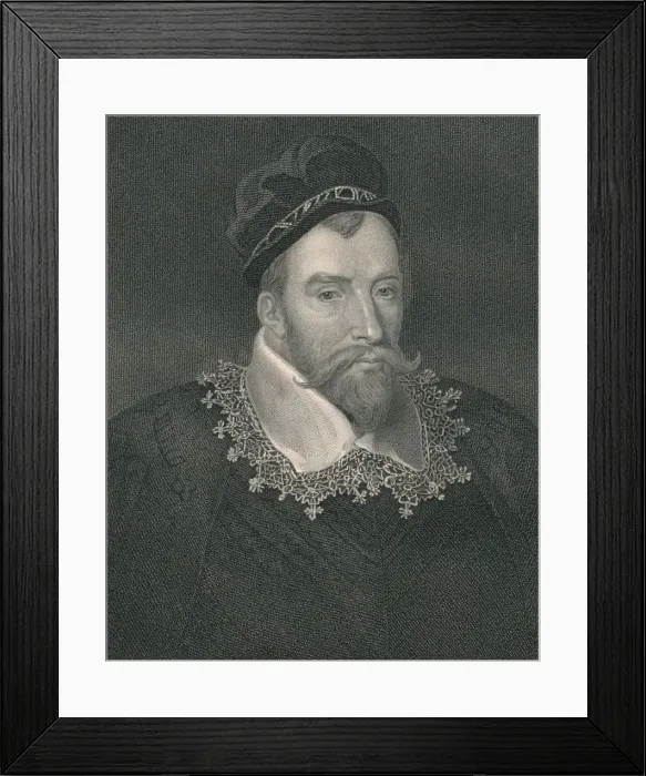 Framed Print : John, First Lord Maitland of Thirlestane, (early-mid 19th century). Creator: W Holl Framed Print : John, First Lord Maitland of Thirlestane, (early-mid 19th century). Creator: W Holl