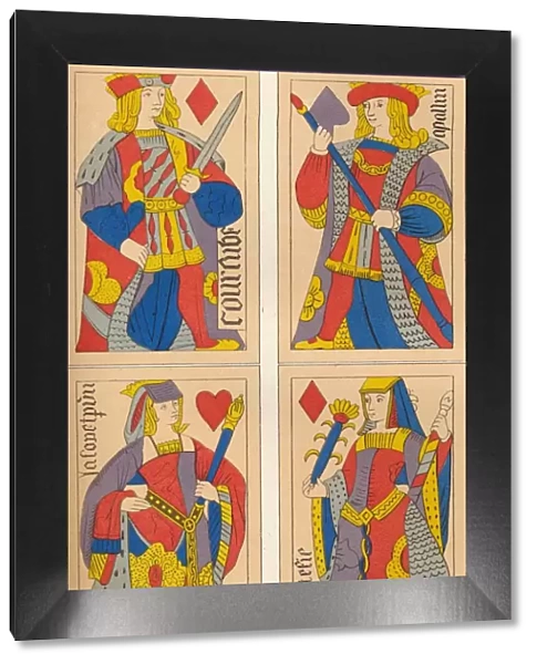 Playing cards, 16th century?, (1849). Creator: E Hauger
