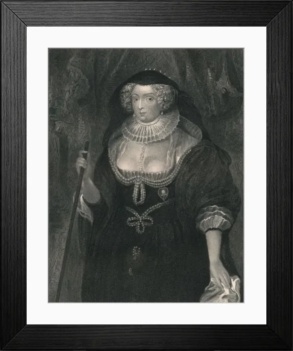 Framed Print : Frances Howard, Duchess of Richmond, (mid 19th century). Creator: Peter Lightfoot Framed Print : Frances Howard, Duchess of Richmond, (mid 19th century). Creator: Peter Lightfoot