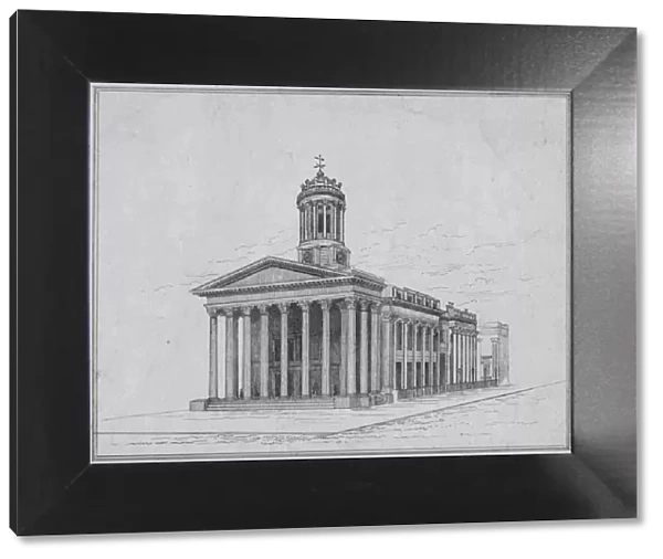 Royal Exchange, Glasgow, 1832. Creator: David Allen