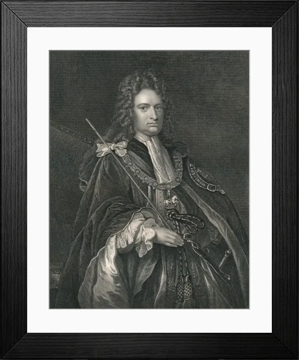 Framed Print : Robert Harley, Earl of Oxford, (early-mid 19th century). Creator: WT Mote