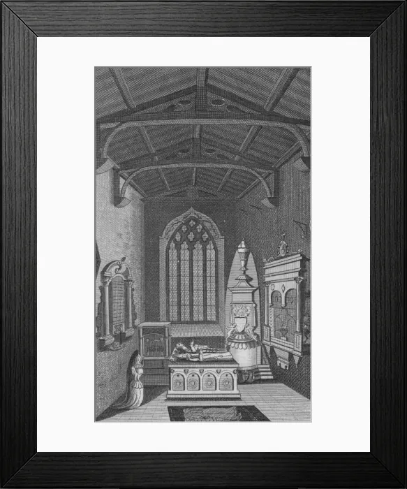 Framed Print : Inside View of Unions Chapel in Faringdon Church, 1796. Creator: Unknown Framed Print : Inside View of Unions Chapel in Faringdon Church, 1796. Creator: Unknown