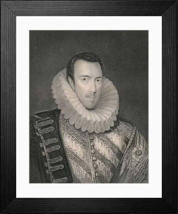 Framed Print : Philip Howard, Earl of Arundel, (mid 19th century). Creator: Henry Thomas Ryall Framed Print : Philip Howard, Earl of Arundel, (mid 19th century). Creator: Henry Thomas Ryall
