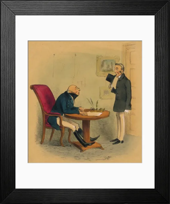 Framed Print : Prend moi tel que je suis, 1834. Creator: IB Brookes Framed Print : Prend moi tel que je suis, 1834. Creator: IB Brookes