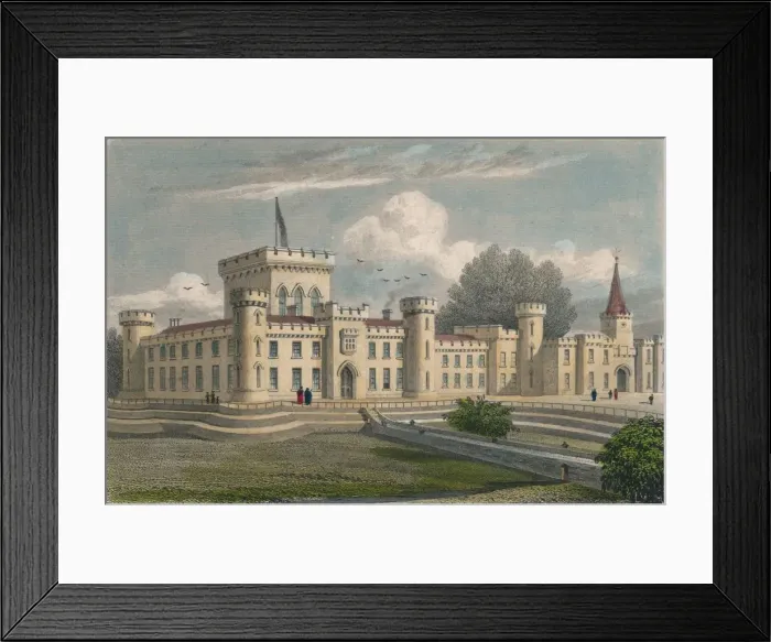 Framed Print : Lee Place, Lanarkshire, 1828. Creator: Archelaus Cruse Framed Print : Lee Place, Lanarkshire, 1828. Creator: Archelaus Cruse