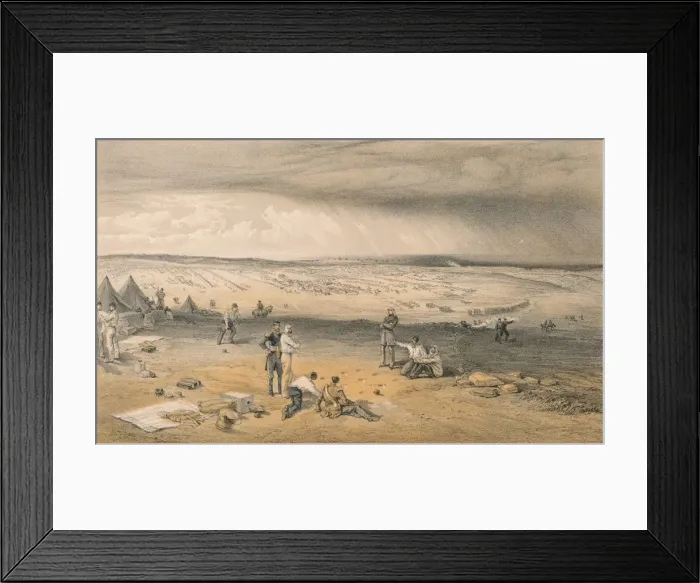 Framed Print : Camp of the 3rd Division, July 9th 1855. Creator: Day & Son Framed Print : Camp of the 3rd Division, July 9th 1855. Creator: Day & Son