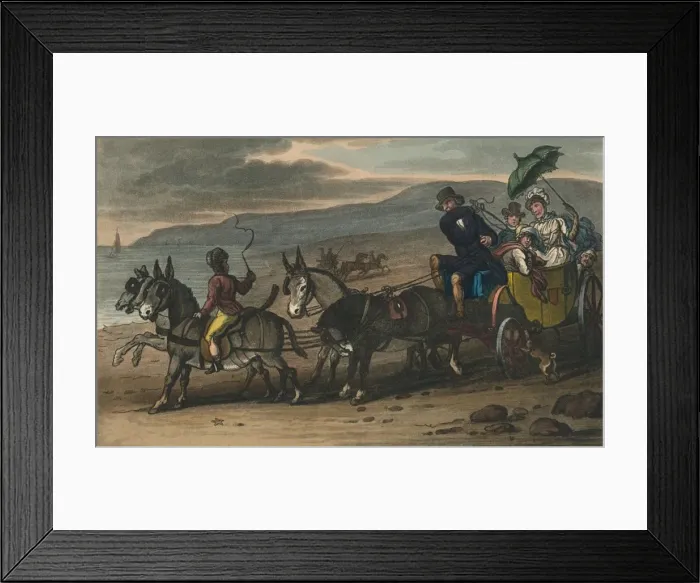 Framed Print : The Sands, 1813. Creator: J Green Framed Print : The Sands, 1813. Creator: J Green