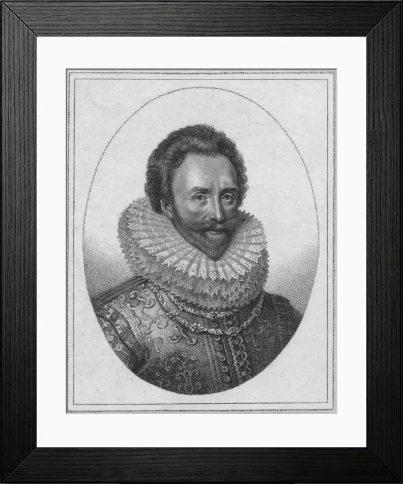 Framed Print : Sr. Dudley Carleton, Viscount Dorchester, (1807). Creator: Unknown