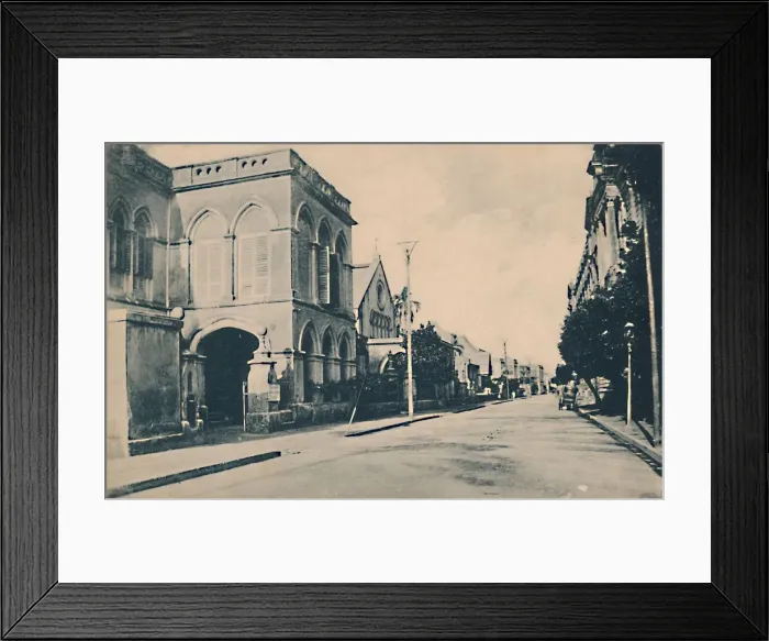 Framed Print : Sudder Street, Calcutta, c1910. Creator: Unknown Framed Print : Sudder Street, Calcutta, c1910. Creator: Unknown
