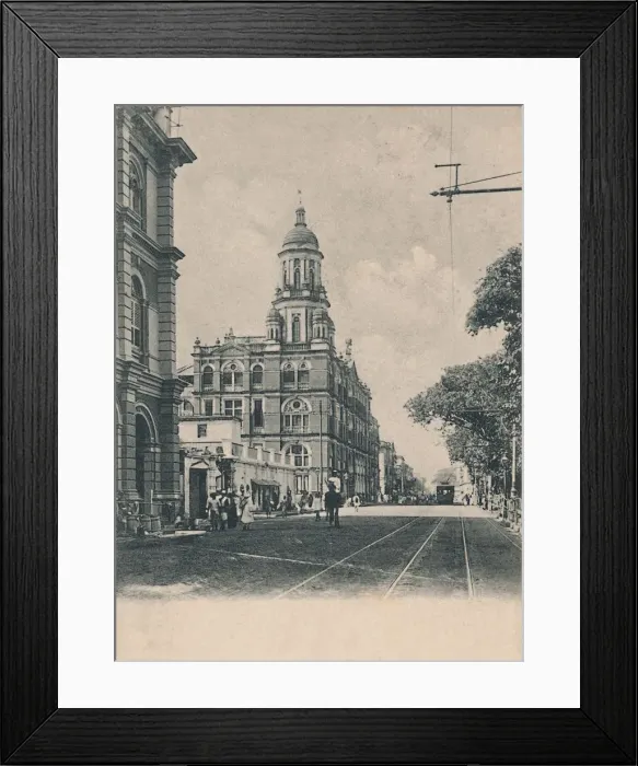 Framed Print : Dalhousie Square, Calcutta, 1904. Creator: Johnston & Hoffmann Framed Print : Dalhousie Square, Calcutta, 1904. Creator: Johnston & Hoffmann