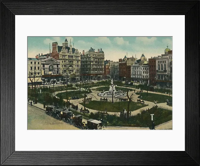 Framed Print : Leicester Square, London, c1900s. Creator: Unknown Framed Print : Leicester Square, London, c1900s. Creator: Unknown