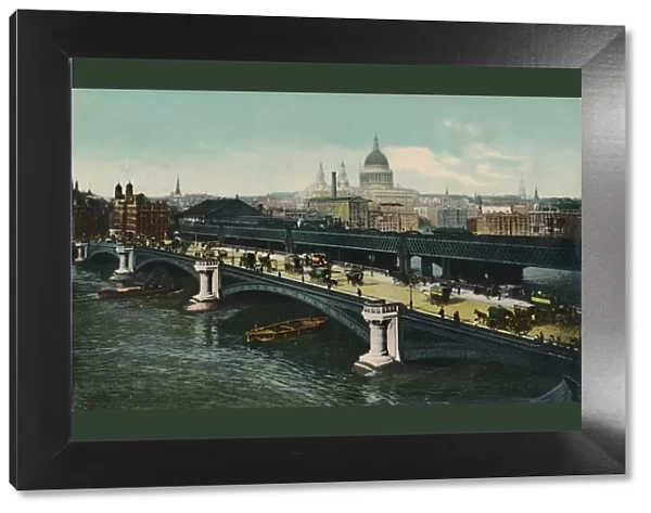 Blackfriars Bridge, London, 1911. Creator: Unknown