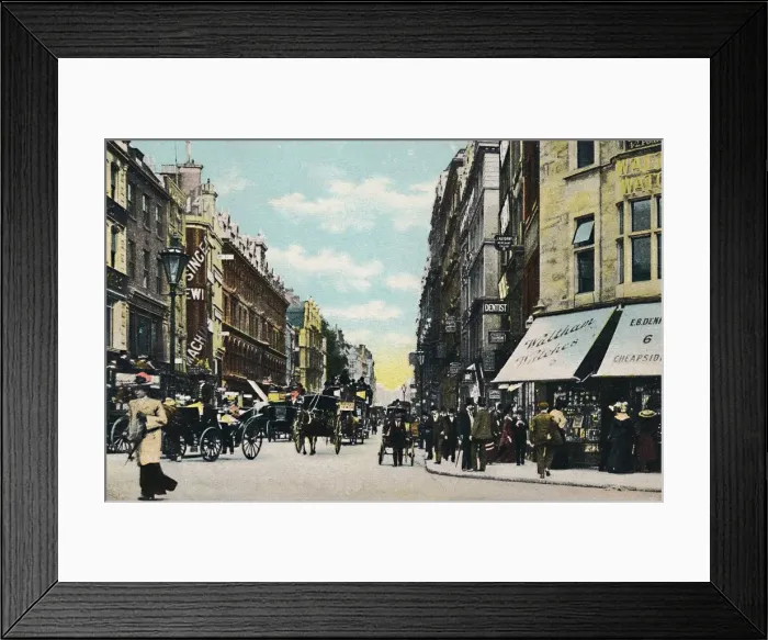 Framed Print : Cheapside. St. Pauls End. London, 1906. Creator: Unknown Framed Print : Cheapside. St. Pauls End. London, 1906. Creator: Unknown