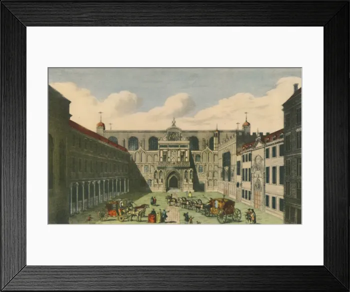 Framed Print : A View of the Guildhall of the City of London, c1750s, (early 19th century), (1948) Framed Print : A View of the Guildhall of the City of London, c1750s, (early 19th century), (1948)