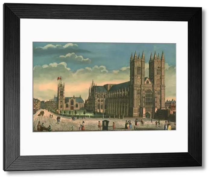 Framed Print : Westminster Abbey and St Margarets Church, c1793. Creator: Thomas Bowles Framed Print : Westminster Abbey and St Margarets Church, c1793. Creator: Thomas Bowles