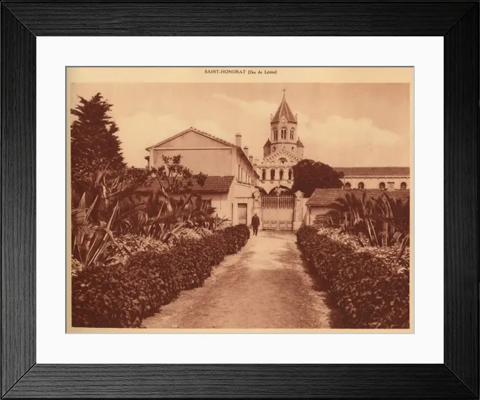 Framed Print : Entrance of the Monastery, Saint-Honorat, 1930. Creator: Unknown Framed Print : Entrance of the Monastery, Saint-Honorat, 1930. Creator: Unknown
