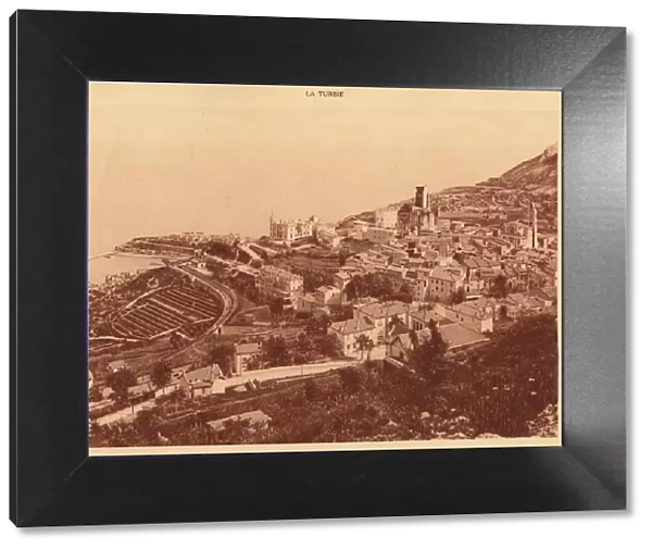 Panorama and view of la Turbie, Monaco, 1930. Creator: Unknown