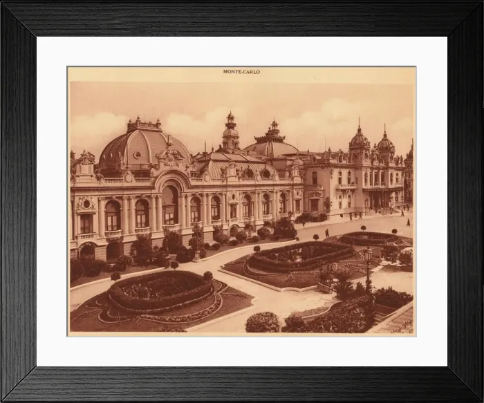 Framed Print : The Casino, Monte Carlo, 1930. Creator: Unknown Framed Print : The Casino, Monte Carlo, 1930. Creator: Unknown