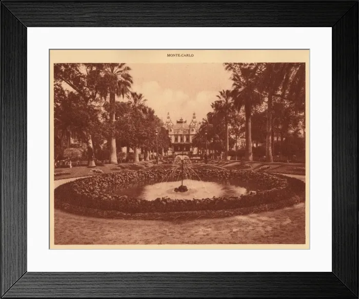 Framed Print : The Casino, Monte Carlo, 1930. Creator: Unknown Framed Print : The Casino, Monte Carlo, 1930. Creator: Unknown