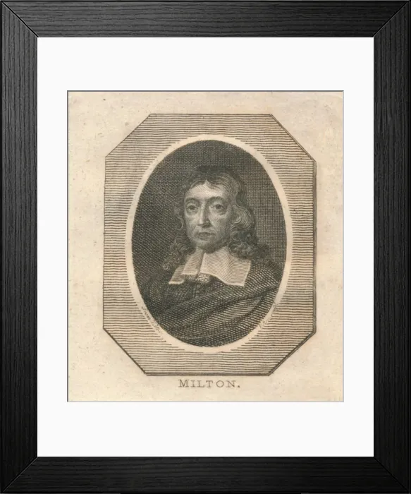 Framed Print : Milton, c1800. Creator: Hilton Framed Print : Milton, c1800. Creator: Hilton