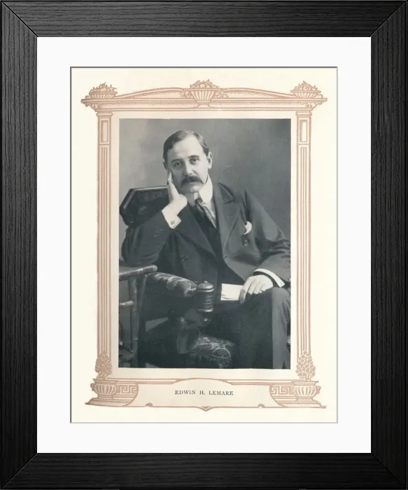 Framed Print : Edwin H. Lemare, 1895. Creator: Unknown Framed Print : Edwin H. Lemare, 1895. Creator: Unknown