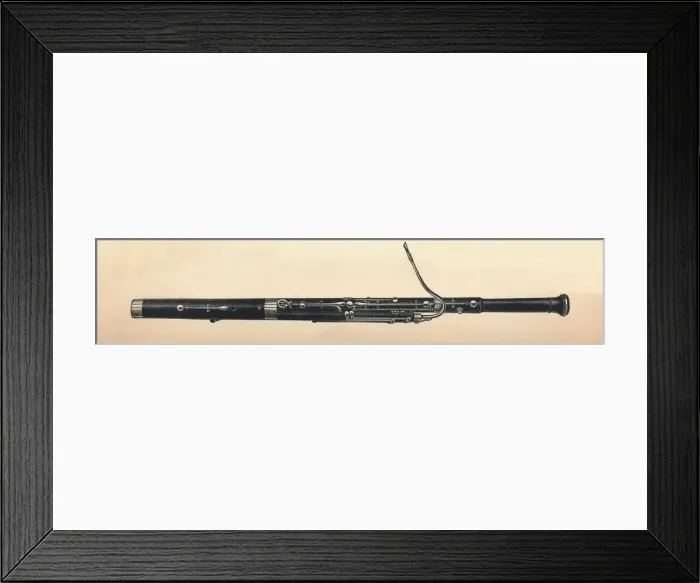 Framed Print : Bassoon, 1895. Creator: Unknown Framed Print : Bassoon, 1895. Creator: Unknown