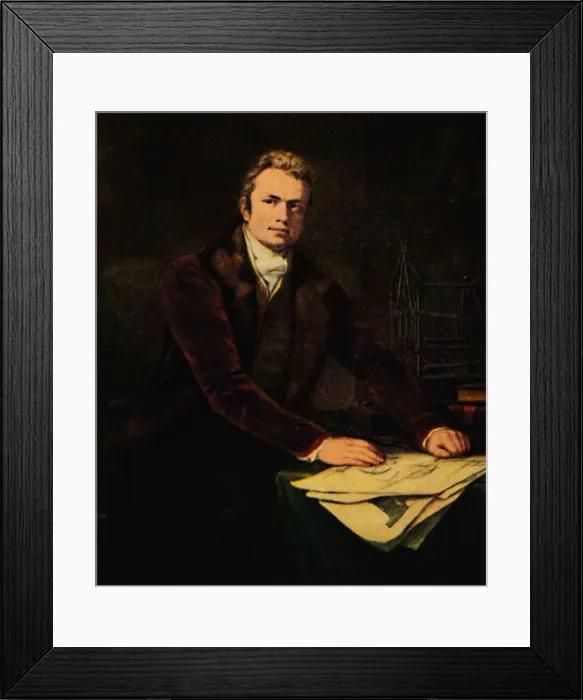 Framed Print : Pathfinders - Sir Marc Isambard Brunel, c1812, (1922). Creator: James Northcote Framed Print : Pathfinders - Sir Marc Isambard Brunel, c1812, (1922). Creator: James Northcote