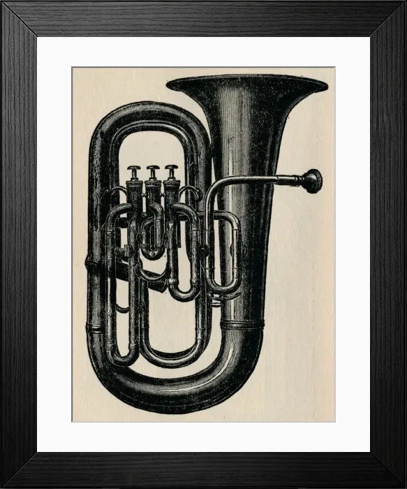 Framed Print : The Euphonium, 1910. Creator: Unknown Framed Print : The Euphonium, 1910. Creator: Unknown
