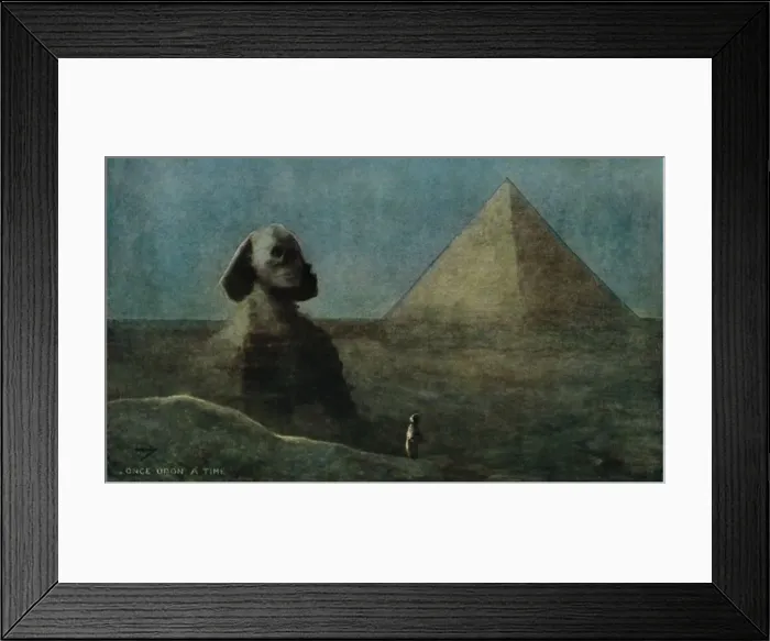 Framed Print : Once Upon A Time, early 20th century, (1922). Creator: John Hassall Framed Print : Once Upon A Time, early 20th century, (1922). Creator: John Hassall