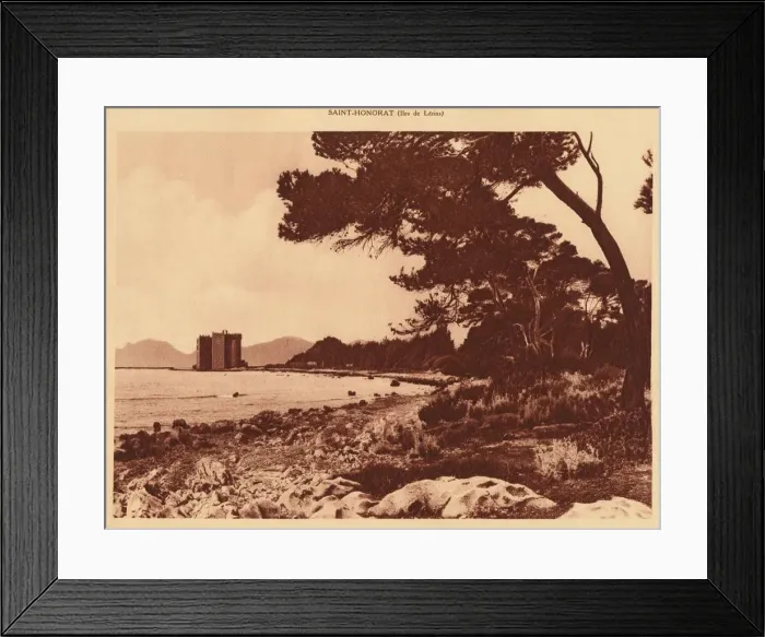 Framed Print : The old Monastery, Saint-Honorat, 1930. Creator: Unknown Framed Print : The old Monastery, Saint-Honorat, 1930. Creator: Unknown