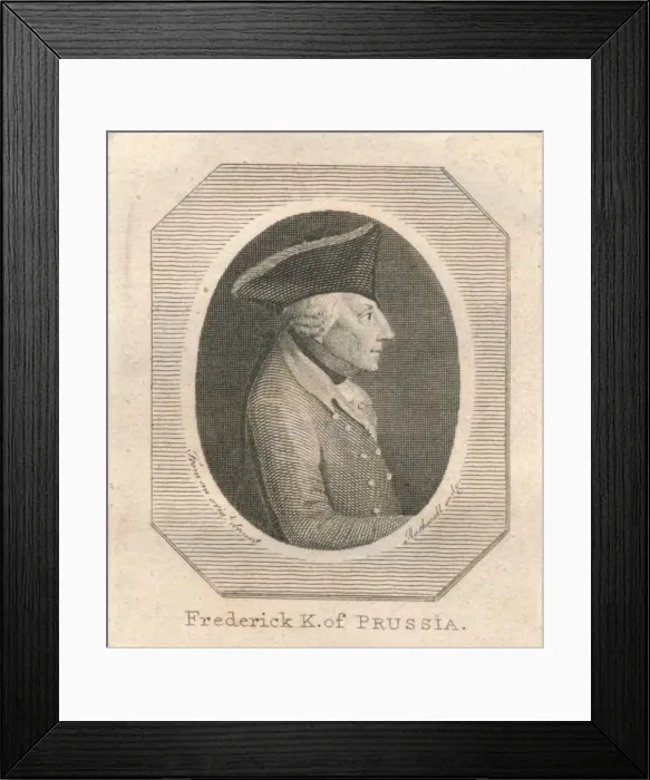 Framed Print : Frederick K. of Prussia, c1800. Creator: Unknown Framed Print : Frederick K. of Prussia, c1800. Creator: Unknown