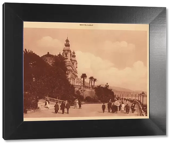 The Terraces and the Casino, Monte Carlo, 1930. Creator: Unknown