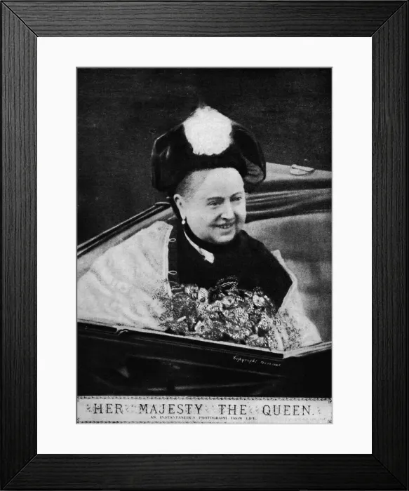 Framed Print : Queen Victoria, c1890s, (1922). Creator: Knight Framed Print : Queen Victoria, c1890s, (1922). Creator: Knight