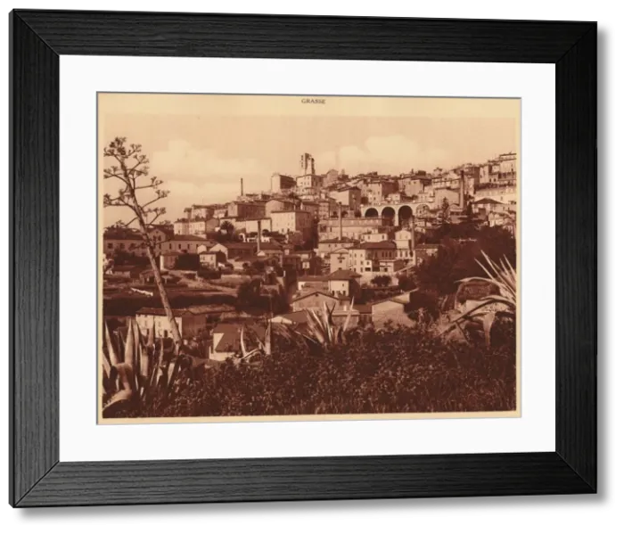 Framed Print : General view of Grasse, 1930. Creator: Unknown Framed Print : General view of Grasse, 1930. Creator: Unknown