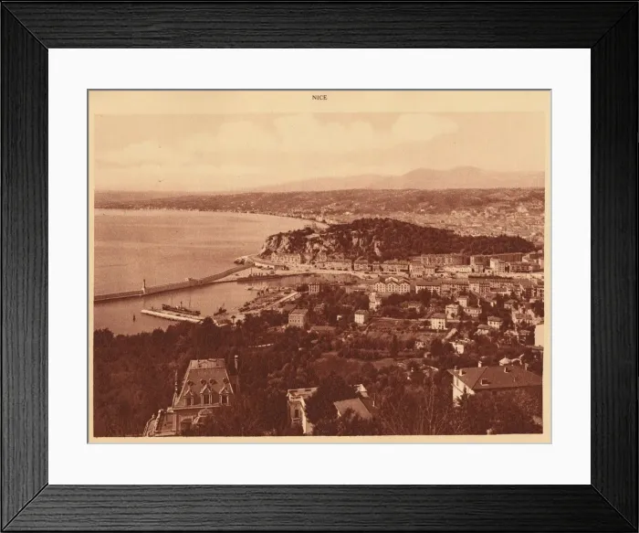 Framed Print : General View of Nice, 1930. Creator: Unknown Framed Print : General View of Nice, 1930. Creator: Unknown