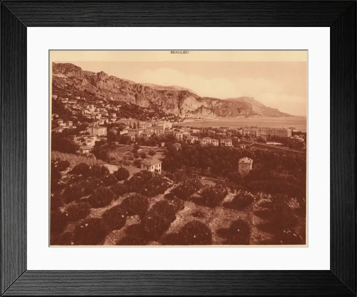 Framed Print : General view, Beaulieu, 1930. Creator: Unknown Framed Print : General view, Beaulieu, 1930. Creator: Unknown