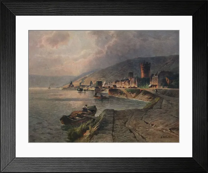 Framed Print : Rudesheim, 1923. Creator: Nikolai of Astudin