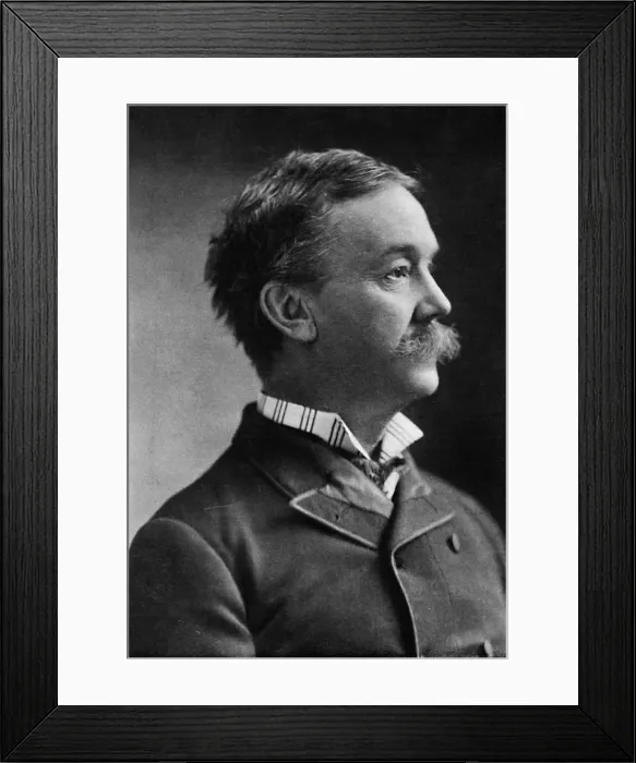 Framed Print : Prentice Mulford, c1889s, (1914). Creator: Thomas Tudor Pole Framed Print : Prentice Mulford, c1889s, (1914). Creator: Thomas Tudor Pole