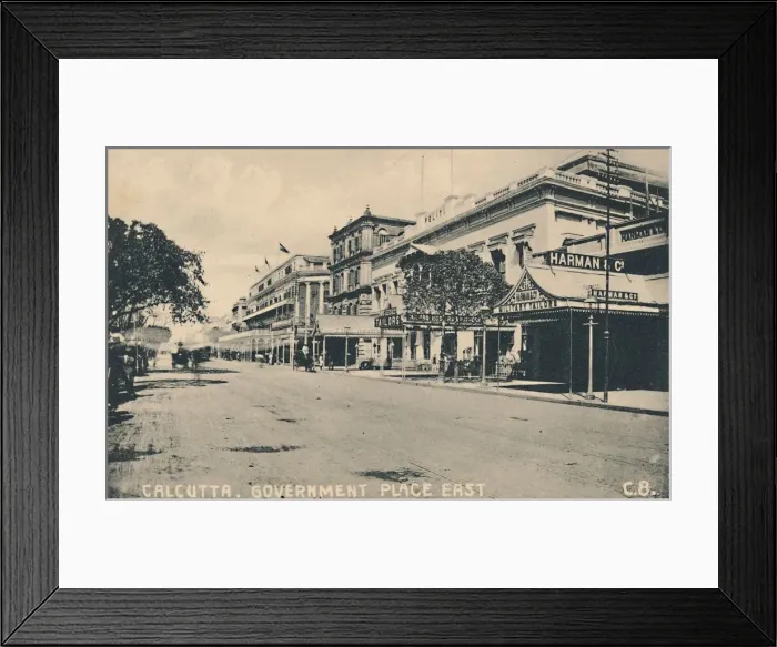 Framed Print : Calcutta. Government Place East, c1920. Creator: Unknown Framed Print : Calcutta. Government Place East, c1920. Creator: Unknown