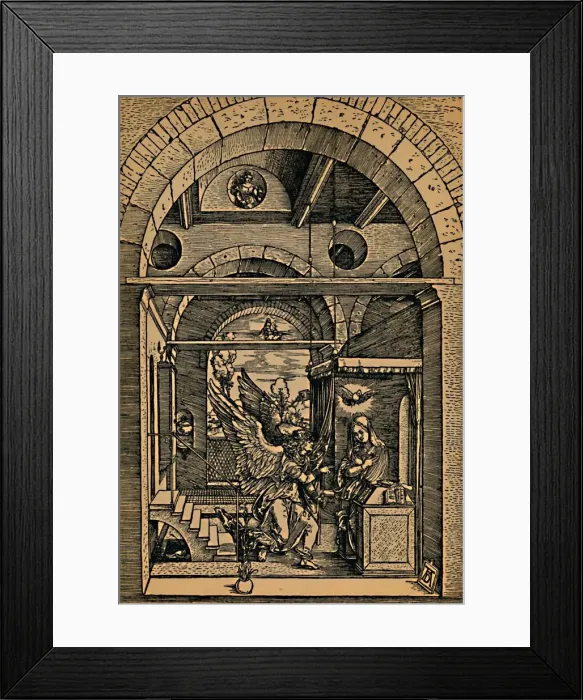 Framed Print : Maria Verkundigung, (The Annunciation), c1503. Creator: Albrecht Durer Framed Print : Maria Verkundigung, (The Annunciation), c1503. Creator: Albrecht Durer