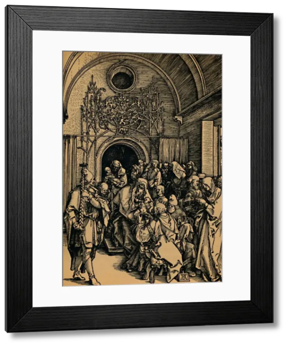 Framed Print : Die Belchneidung Christi, ( Circumcision of Christ ), c1505. Creator: Albrecht Durer Framed Print : Die Belchneidung Christi, ( Circumcision of Christ ), c1505. Creator: Albrecht Durer