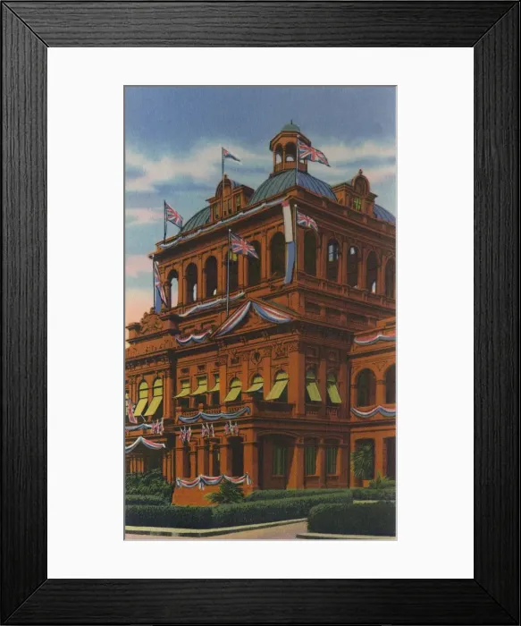 Framed Print : Red House, Port of Spain, Trinidad, B. W. I. c1940s. Creator: Unknown Framed Print : Red House, Port of Spain, Trinidad, B. W. I. c1940s. Creator: Unknown