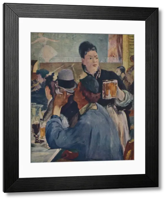 Framed Print : La Serveuse De Bocks, ( The Waitress ), 1879, (1937). Creator: Edouard Manet